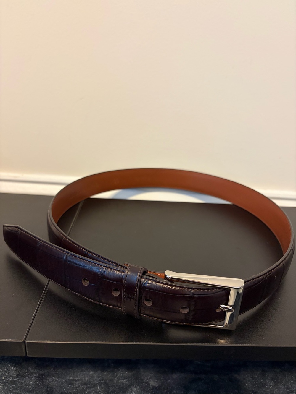 Johnston & Murphy Men’s Leather Belt